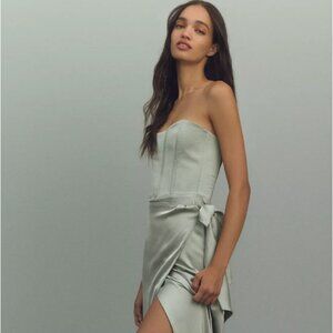 V. Chapman June Corset Dress - Anthropologie, Size 8, Blue